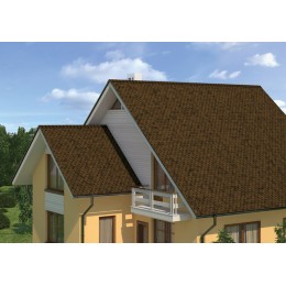 Гибкая черепица Ruflex Ornami Медный отлив