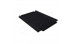 Фальцевая кровля Smart Фальц Pro CORUNDUM50® матовый RAL 9005 (глубокий черный) 0.50