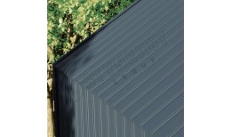 Фальцевая кровля Smart Фальц Pro гофрированный GreenCoat Pural BT® матовый RR23 (тёмно-серый) 0.50