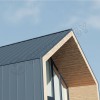 Фальцевая кровля Smart Фальц Pro узкое ребро жесткости CORUNDUM50® матовый RAL 7024 (графитовый серый) 0.50