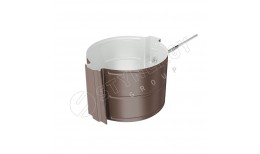 Держатель трубы D100 (на кирпич) RAL 8017