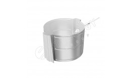 Держатель трубы D150 (саморез 10х160мм) RAL 7004