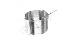 Держатель трубы D150 (саморез 10х160мм) Zn