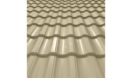 Металлочерепица Garda CORUNDUM50® RAL 1015 (светлая слоновая кость) 0.50