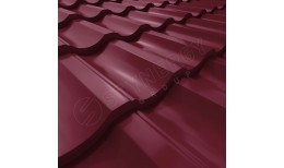 Металлочерепица Garda CORUNDUM50® RAL 3005 (винно-красный) 0.50