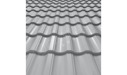 Металлочерепица Garda CORUNDUM50® RAL 7004 (сигнальный серый) 0.50