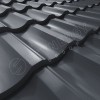 Металлочерепица Garda CORUNDUM50® RAL 7024 (графитовый серый) 0.50