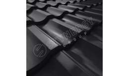 Металлочерепица Garda CORUNDUM50® RAL 9005 (глубокий черный) 0.50