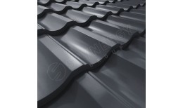 Металлочерепица Garda PURRUS® RAL 7024 (графитовый серый) 0.50