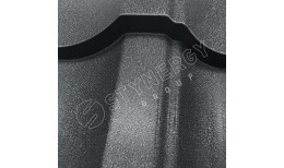 Металлочерепица Garda Rooftop Бархат® RAL 7016 (антрацитово-серый) 0.50