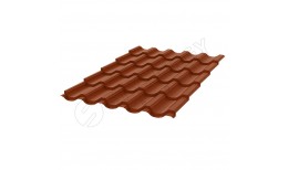 Металлочерепица Garda Rooftop Бархат® RAL 8004 (медно-коричневый) 0.50