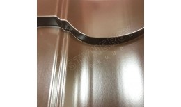 Металлочерепица Garda Rooftop Кашемир® RAL 8017 (шоколадно-коричневый) 0.50