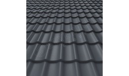 Металлочерепица СМ Классик CORUNDUM50® матовый RAL 7011 (железно-серый) 0.50