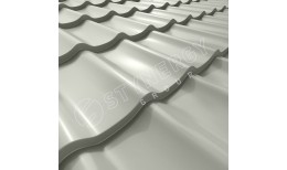 Металлочерепица СМ Классик CORUNDUM50® RAL 9002 (светло-серый) 0.50