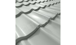 Металлочерепица СМ Классик CORUNDUM50® RAL 9003 (сигнальный белый) 0.50