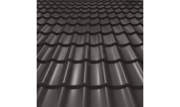 Металлочерепица СМ Классик CORUNDUM50® RR32 (серо-коричневый) 0.50