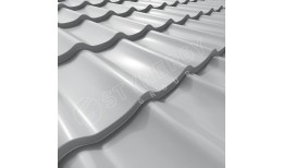 Металлочерепица СМ Классик GreenCoat Pural BT® матовый RR21 (светло-серый) 0.50