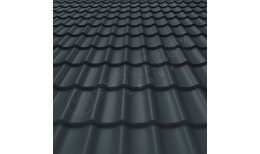 Металлочерепица СМ Классик GreenCoat Pural BT® матовый RR2H3 (антрацитово-серый) 0.50