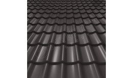 Металлочерепица СМ Классик Rooftop Кашемир® RR32 (серо-коричневый) 0.50