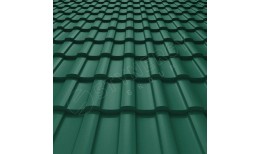 Металлочерепица Stella CORUNDUM50® матовый RAL 6005 (зелёный мох) 0.50