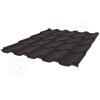 Металлочерепица Stella CORUNDUM50® матовый RR32 (серо-коричневый) 0.50
