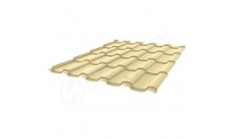 Металлочерепица Stella CORUNDUM50® RAL 1014 (слоновая кость) 0.50
