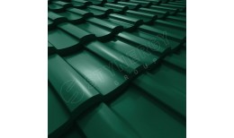 Металлочерепица Stella CORUNDUM50® RAL 6005 (зелёный мох) 0.50