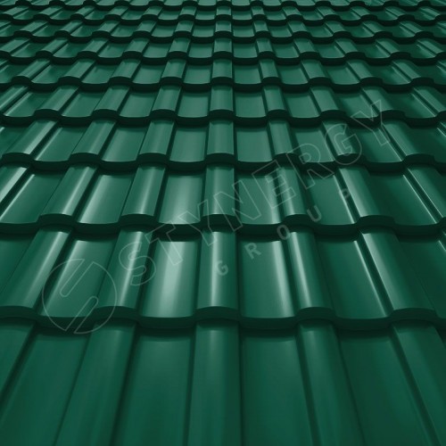 Металлочерепица Stella CORUNDUM50® RAL 6005 (зелёный мох) 0.50