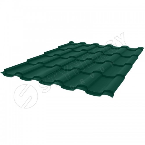 Металлочерепица Stella CORUNDUM50® RAL 6005 (зелёный мох) 0.50