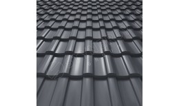 Металлочерепица Stella CORUNDUM50® RAL 7024 (графитовый серый) 0.50