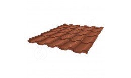Металлочерепица Stella CORUNDUM50® RAL 8004 (медно-коричневый) 0.50