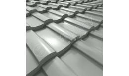 Металлочерепица Stella CORUNDUM50® RAL 9003 (сигнальный белый) 0.50