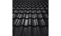 Металлочерепица Stella CORUNDUM50® RAL 9005 (глубокий черный) 0.50