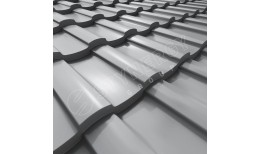 Металлочерепица Stella GreenCoat Pural BT® матовый RR21 (светло-серый) 0.50