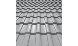 Металлочерепица Stella GreenCoat Pural BT® матовый RR21 (светло-серый) 0.50