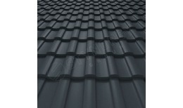 Металлочерепица Stella GreenCoat Pural BT® матовый RR2H3 (антрацитово-серый) 0.50