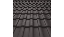 Металлочерепица Stella GreenCoat Pural BT® матовый RR32 (серо-коричневый) 0.50