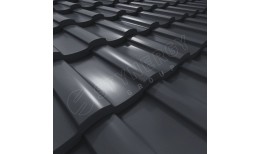 Металлочерепица Stella PURRUS® RAL 7024 (графитовый серый) 0.50