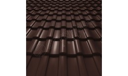 Металлочерепица Stella PURRUS® RAL 8017 (шоколадно-коричневый) 0.50