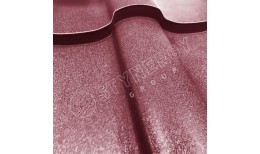 Металлочерепица Stella Rooftop Бархат® RAL 3005 (винно-красный) 0.50