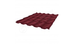 Металлочерепица Stella Rooftop Бархат® RAL 3005 (винно-красный) 0.50