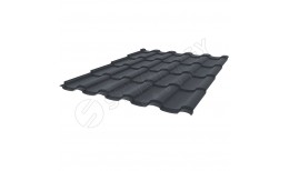 Металлочерепица Stella Rooftop Бархат® RAL 7024 (графитовый серый) 0.50