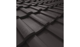 Металлочерепица Stella Rooftop Бархат® RR32 (серо-коричневый) 0.50