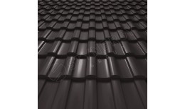 Металлочерепица Stella Rooftop Кашемир® RAL 7024 (графитовый серый) 0.50