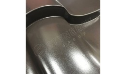 Металлочерепица Stella Rooftop Кашемир® RAL 7024 (графитовый серый) 0.50