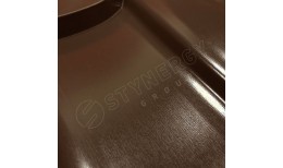 Металлочерепица Stella Rooftop Кашемир® RAL 8017 (шоколадно-коричневый) 0.50