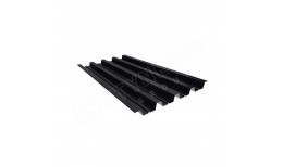 Профнастил Н60 CORUNDUM50® матовый RAL 9005 (глубокий черный) 0.50 A
