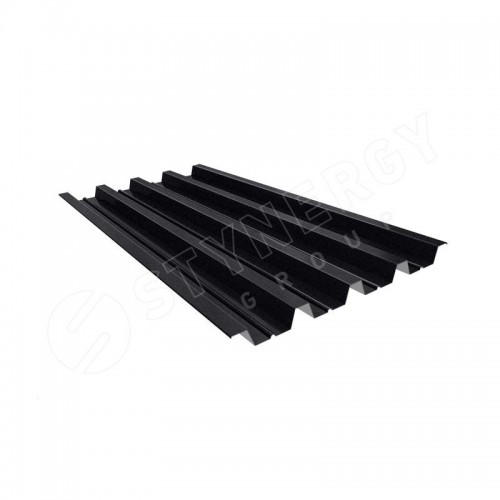 Профнастил Н60 CORUNDUM50® матовый RAL 9005 (глубокий черный) 0.50 A