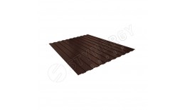 Профнастил С8 CORUNDUM50® матовый RAL 8017 (шоколадно-коричневый) 0.50 A