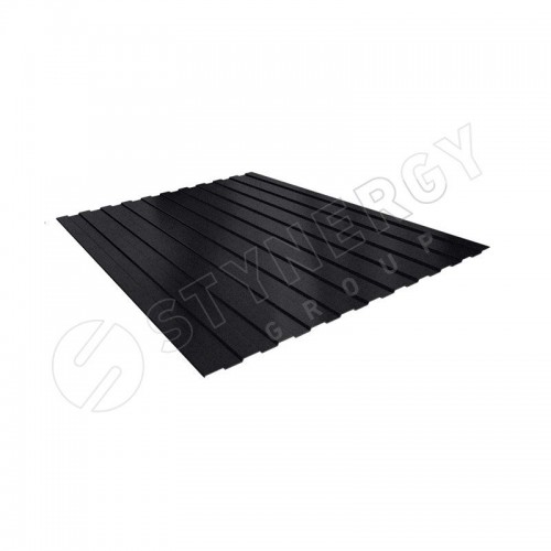 Профнастил С8 CORUNDUM50® матовый RAL 9005 (глубокий черный) 0.50 A